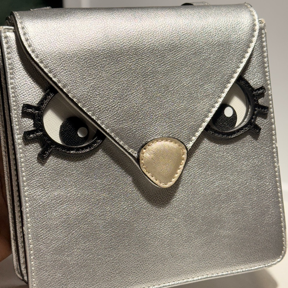Miss Kitty Silver Owl Design Women's Bag